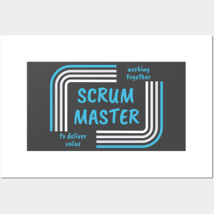 Agile Scrum Master. Posters and Art